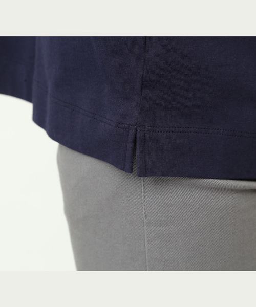 EMMA CLOTHES（エマクローズ）の「コーマビッグシルエットカットソー（Tシャツ/カットソー・メンズ・スモークピンク/オリーブ/ネイビー/オフホワイト/イエロー/ブラウン/ブラック/チャコール・FREE）」の15枚目の写真