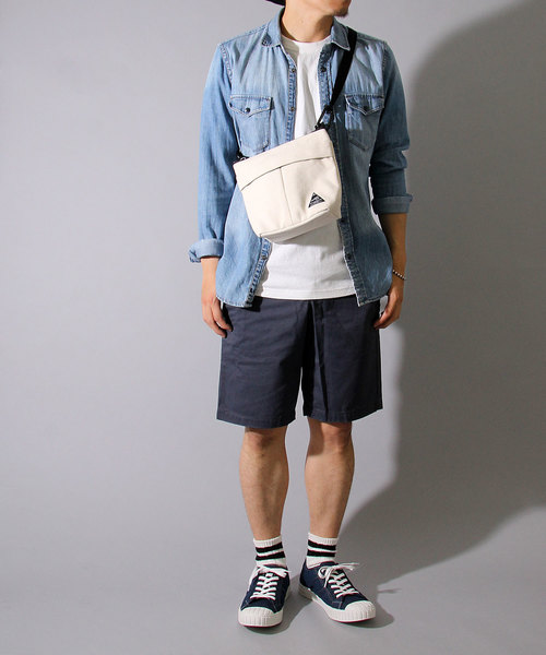 BELLWOODMADE(ベルウッドメイド)の「【 BELLWOODMADE / ベルウッドメイド 】 CONTAINER / サコッシュ / サコッシュバッグ / ミニバッグ(ショルダーバッグ・メンズ・カモフラージュ/ホワイト系その他/ブラック系その他/ブラック・FREE)」の13枚目の写真