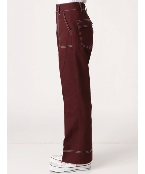 jouetie（ジュエティ）の「カラーステッチパンツ（その他パンツ・レディース・ブラック/グリーン/アイボリー/ピンク/レッド/ブラウン/パープル・MEDIUM）」の22枚目の写真