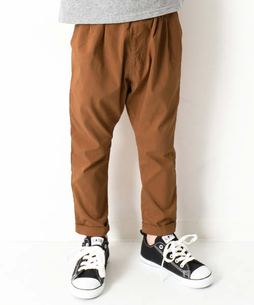 devirock（デビロック）の「ウルトラストレッチサルエルタックパンツ サルエルパンツ（その他パンツ・キッズ・ブラック/ベージュ/オフホワイト/カーキ/モカ/スモークピンク/テラコッタ/グリーン系その他/パープル系その他・100cm/120cm/130cm/140cm/150cm/160cm/110cm）」の5枚目の写真