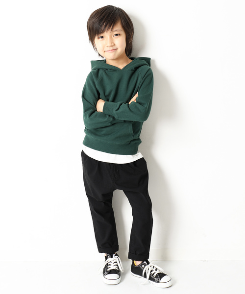 devirock（デビロック）の「ウルトラストレッチサルエルタックパンツ サルエルパンツ（その他パンツ・キッズ・ブラック/ベージュ/オフホワイト/カーキ/モカ/スモークピンク/テラコッタ/グリーン系その他/パープル系その他・100cm/120cm/130cm/140cm/150cm/160cm/110cm）」の17枚目の写真