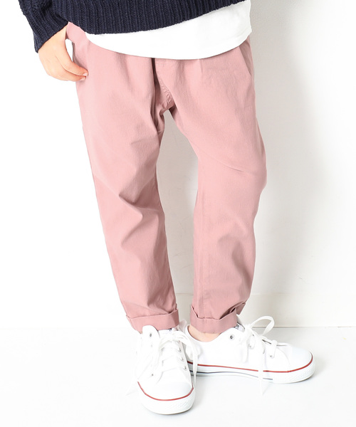 devirock（デビロック）の「ウルトラストレッチサルエルタックパンツ サルエルパンツ（その他パンツ・キッズ・ブラック/ベージュ/オフホワイト/カーキ/モカ/スモークピンク/テラコッタ/グリーン系その他/パープル系その他・100cm/120cm/130cm/140cm/150cm/160cm/110cm）」の9枚目の写真