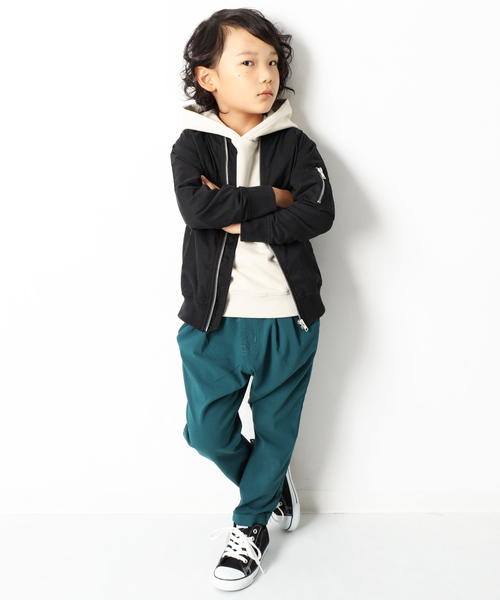 devirock（デビロック）の「ウルトラストレッチサルエルタックパンツ サルエルパンツ（その他パンツ・キッズ・ブラック/ベージュ/オフホワイト/カーキ/モカ/スモークピンク/テラコッタ/グリーン系その他/パープル系その他・100cm/120cm/130cm/140cm/150cm/160cm/110cm）」の14枚目の写真