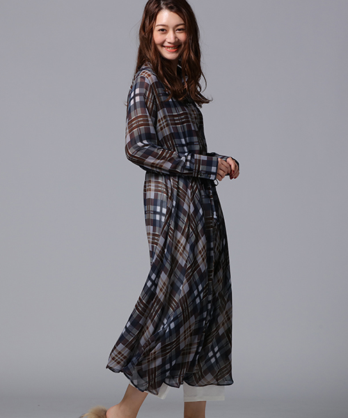 Droite Lautreamont ドロワットロートレアモン の ガルーダシフォンワンピース ワンピース Wear