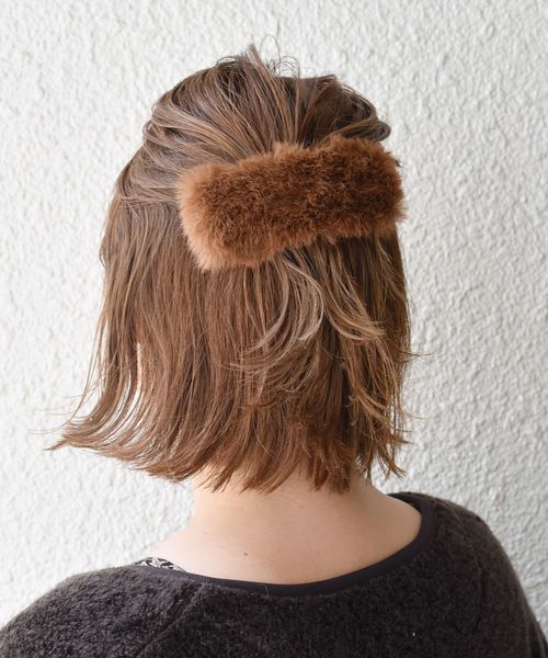 Khaju（カージュ）の「【WEB限定】Khaju:フェイクファーバレッタ