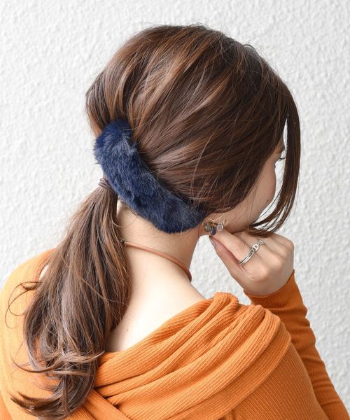 Khaju（カージュ）の「【WEB限定】Khaju:フェイクファーバレッタ