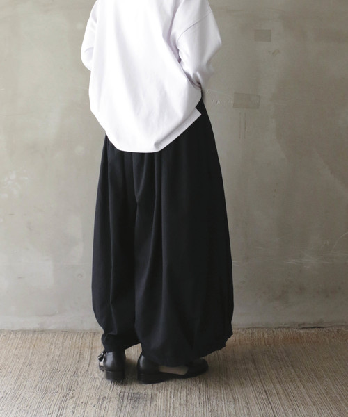 notch.（ノッチ）の「バルーンボリュームパンツ（その他パンツ・レディース・ブラック/オリーブ/ベージュ・M/L）」の12枚目の写真