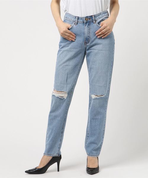 BILLABONG(ビラボン)の「BILLABONG レディース CHEECKY デニムパンツ(デニムパンツ・レディース・ブルー・25inch/26inch)」の1枚目の写真