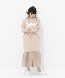 【Lee】ロゴスウェットパーカーワンピース