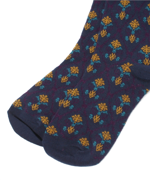 チチカカ（チチカカ）の「オリエンタルパターンタイツ（タイツ/ストッキング・レディース・ネイビー/オレンジ・FREE）」の4枚目の写真