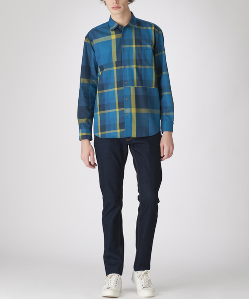 BLACK LABEL CRESTBRIDGE(ブラックレーベル・クレストブリッジ)の「コンビネーションクレストブリッジチェックシャツ(シャツ/ブラウス・メンズ・ライトグレー/ネイビー/レッド系その他/ブルー系その他5・L/M/S)」の14枚目の写真