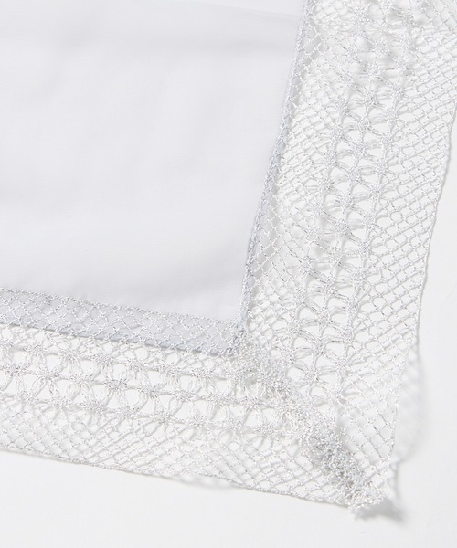 セール】ラメ糸トーションレース×シフォンストール（ストール/ショール