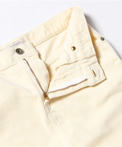 BEAUTY&YOUTH UNITED ARROWS（ビューティーアンドユースユナイテッドアローズ）の「BYBC コーデュロイ ペンシルミドルスカート 2 §　◆（スカート・レディース・ネイビー/オフホワイト・SMALL/MEDIUM）」の9枚目の写真