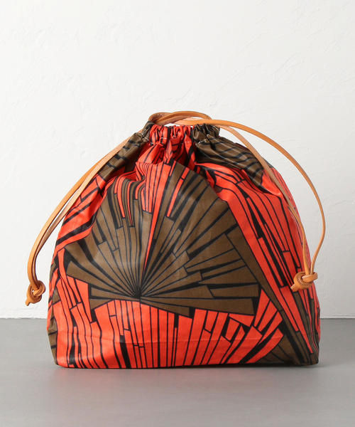 ODETTE E ODILE（オデットエオディール）の「Kanga lesoｷﾝﾁｬｸ（ショルダーバッグ・レディース・オレンジ/イエロー/ケリー/ネイビー・FREE）」の4枚目の写真