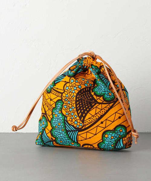 ODETTE E ODILE（オデットエオディール）の「Kanga lesoｷﾝﾁｬｸ（ショルダーバッグ・レディース・オレンジ/イエロー/ケリー/ネイビー・FREE）」の5枚目の写真