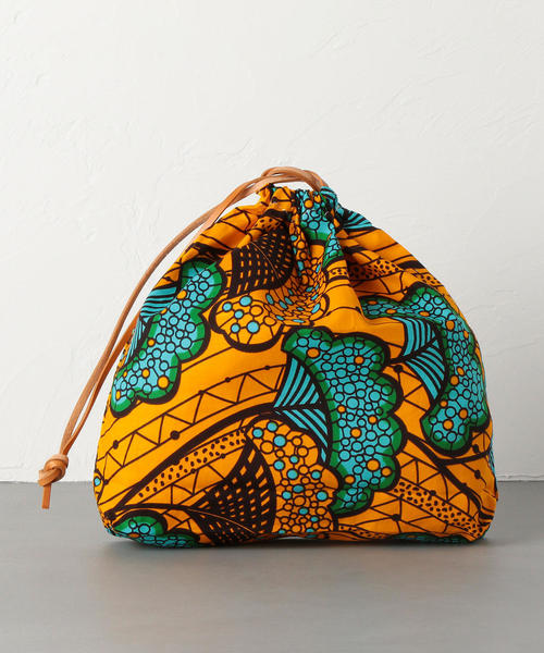 ODETTE E ODILE（オデットエオディール）の「Kanga lesoｷﾝﾁｬｸ（ショルダーバッグ・レディース・オレンジ/イエロー/ケリー/ネイビー・FREE）」の6枚目の写真