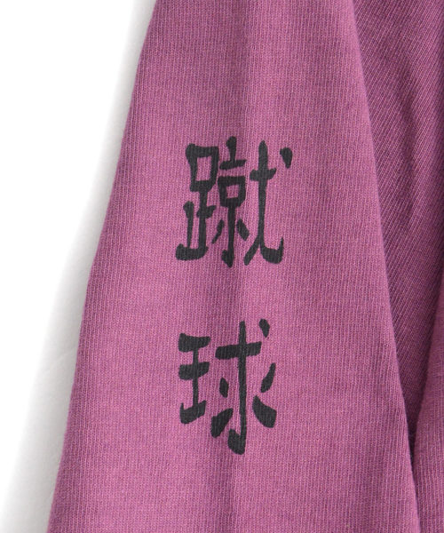 CAL O LINE（キャルオーライン）の「CAL O LINE/キャルオーライン UKIYO-E L/S TEE（Tシャツ/カットソー・メンズ・ホワイト/パープル・L/M）」の6枚目の写真