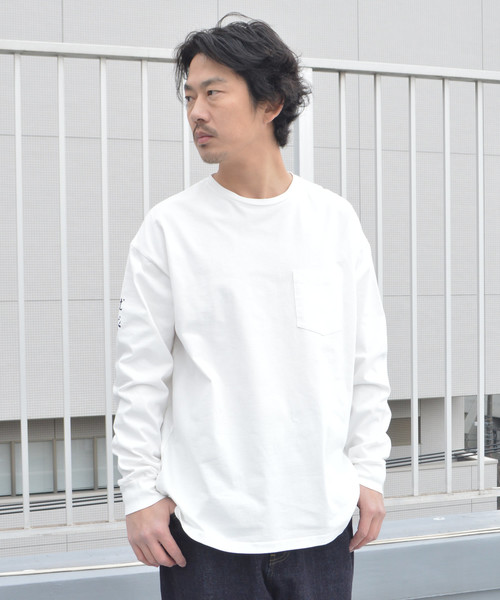 CAL O LINE（キャルオーライン）の「CAL O LINE/キャルオーライン UKIYO-E L/S TEE（Tシャツ/カットソー・メンズ・ホワイト/パープル・L/M）」の14枚目の写真