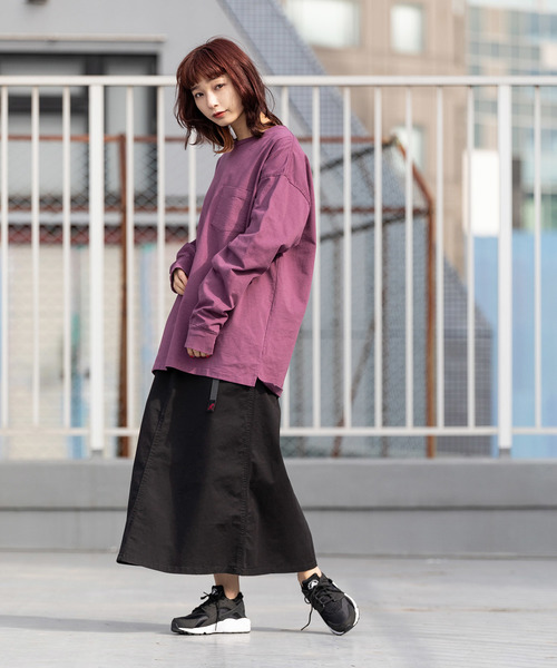 CAL O LINE（キャルオーライン）の「CAL O LINE/キャルオーライン UKIYO-E L/S TEE（Tシャツ/カットソー・メンズ・ホワイト/パープル・L/M）」の17枚目の写真