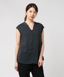 ダブルクロス Ⅴネック ブラウス