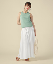 ZOZO | 【身長別に選べる】タックギャザースカート/ホワイト[WOMEN](スカート)