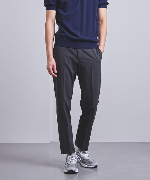 UNITED ARROWS(ユナイテッドアローズ)の「< UNITED ARROWS> ウィンドウペイン ノープリーツ パンツ◆(スラックス・メンズ・ダークグレー/ネイビー・SMALL/MEDIUM/X-LARGE/LARGE)」の1枚目の写真