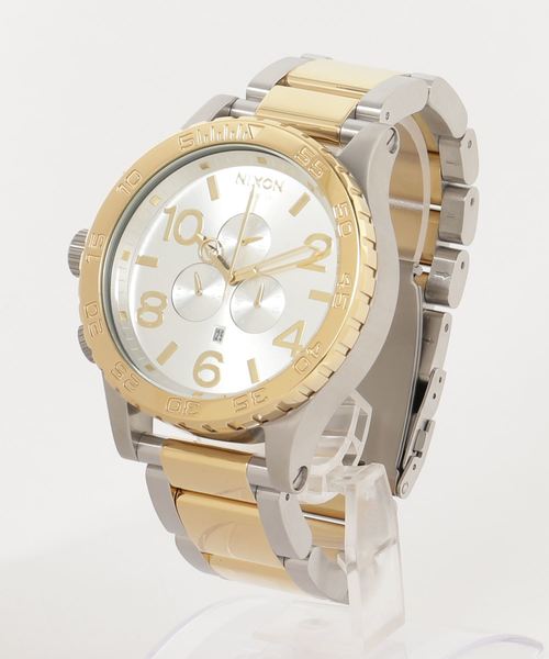 NIXON(ニクソン)の「THE 51-30 CHRONO(アナログ腕時計・メンズ・ブラック/ブラック×ゴールド/ガンメタ/シルバー×ゴールド・FREE)」の11枚目の写真