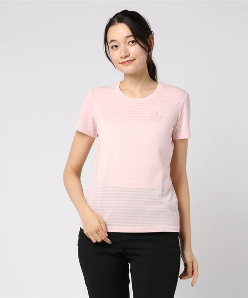 AIGLE(エーグル)の「キャスティ(Tシャツ/カットソー・レディース・ホワイト/ライトブルー/ライトピンク・SMALL/MEDIUM/LARGE)」の3枚目の写真
