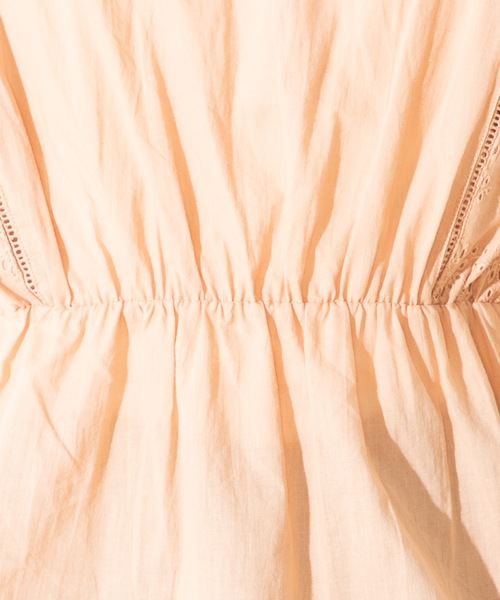 natural couture（ナチュラルクチュール）の「綿レースガーリーブラウス（Tシャツ/カットソー・レディース・ブラック/ベージュ/オフホワイト/オレンジ・FREE）」の21枚目の写真