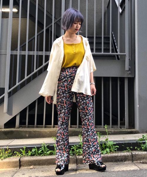 PAGEBOY（ページボーイ）の「【WEB限定】レーヨンカイキンシャツ（シャツ/ブラウス・レディース・パープル/ブルー/アイボリー/ベージュ/グリーン・FREE）」の19枚目の写真