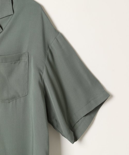 PAGEBOY（ページボーイ）の「【WEB限定】レーヨンカイキンシャツ（シャツ/ブラウス・レディース・パープル/ブルー/アイボリー/ベージュ/グリーン・FREE）」の11枚目の写真