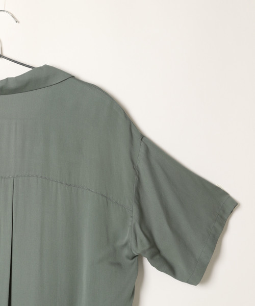 PAGEBOY（ページボーイ）の「【WEB限定】レーヨンカイキンシャツ（シャツ/ブラウス・レディース・パープル/ブルー/アイボリー/ベージュ/グリーン・FREE）」の13枚目の写真