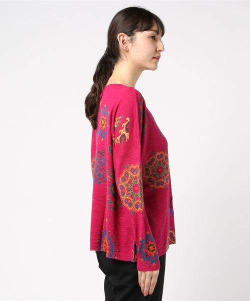 Desigual(デシグアル)の「ライトゲージプルオーバー UPPER(スウェット・レディース・レッド/ブラック・2L/S/M/L)」の11枚目の写真