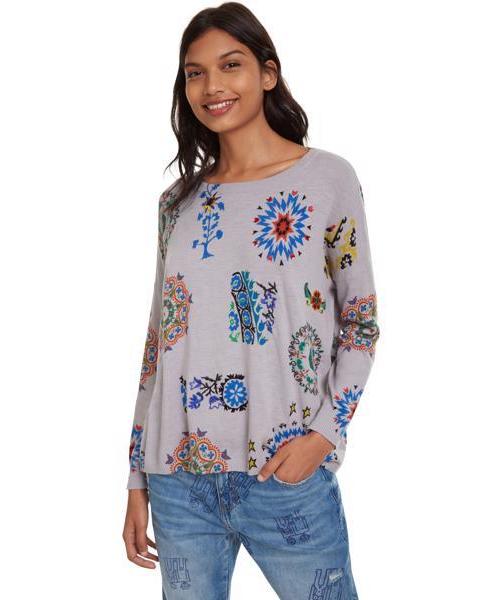 Desigual(デシグアル)の「ライトゲージプルオーバー UPPER(スウェット・レディース・レッド/ブラック・2L/S/M/L)」の1枚目の写真