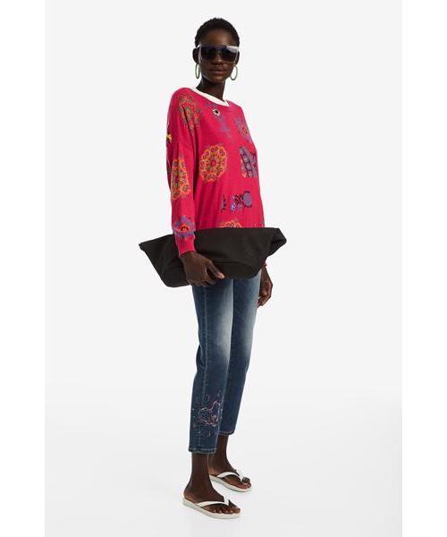 Desigual(デシグアル)の「ライトゲージプルオーバー UPPER(スウェット・レディース・レッド/ブラック・2L/S/M/L)」の5枚目の写真
