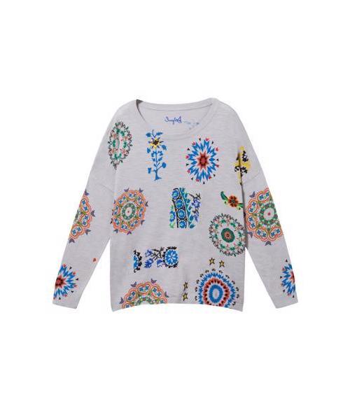 Desigual(デシグアル)の「ライトゲージプルオーバー UPPER(スウェット・レディース・レッド/ブラック・2L/S/M/L)」の4枚目の写真