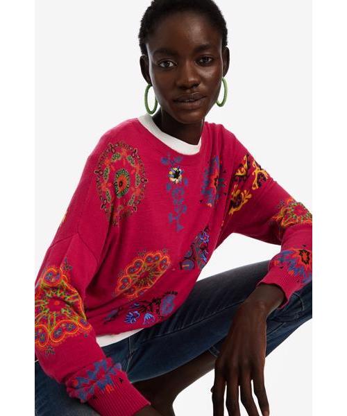 Desigual(デシグアル)の「ライトゲージプルオーバー UPPER(スウェット・レディース・レッド/ブラック・2L/S/M/L)」の10枚目の写真