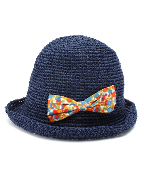 SHIPS（シップス）の「SHIPS KIDS:ペーパーブレード リボン キャペリン（キャップ・キッズ・ベージュ/ネイビー・LARGE/SMALL/MEDIUM）」の3枚目の写真