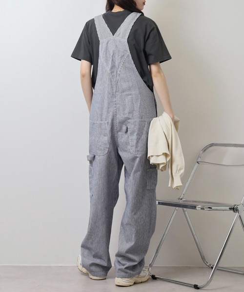 Jungle Storm（ジャングルストーム）の「Denim overall overalls / デニムオーバーオール unisex（サロペット/オーバーオール・メンズ・ブラック/オフホワイト/サックスブルー/ストライプ/ワンウォッシュ/オリーブ/キャメル/ブルー系その他・S/M/L/LL）」の21枚目の写真