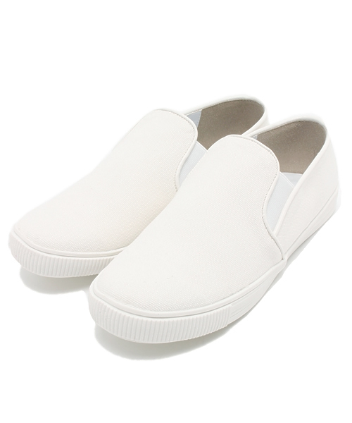 one after another NICE CLAUP（ワンアフターアナザーナイスクラップ）の「【ナイスクラップ】スリッポン（その他シューズ・レディース・ワンウォッシュ/オフホワイト/レッド・SMALL/LARGE/MEDIUM）」の2枚目の写真