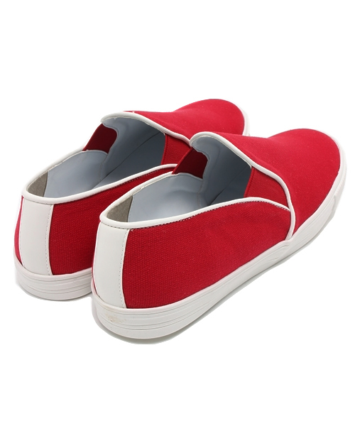 one after another NICE CLAUP（ワンアフターアナザーナイスクラップ）の「【ナイスクラップ】スリッポン（その他シューズ・レディース・ワンウォッシュ/オフホワイト/レッド・SMALL/LARGE/MEDIUM）」の7枚目の写真