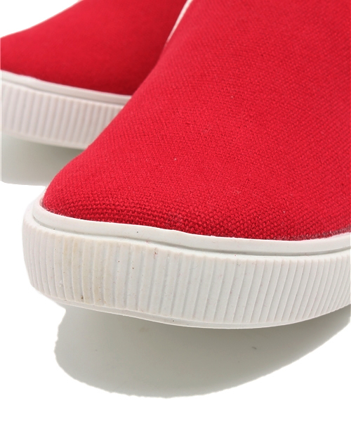 one after another NICE CLAUP（ワンアフターアナザーナイスクラップ）の「【ナイスクラップ】スリッポン（その他シューズ・レディース・ワンウォッシュ/オフホワイト/レッド・SMALL/LARGE/MEDIUM）」の6枚目の写真