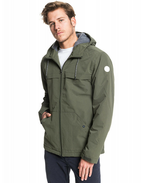 Quiksilver(クイックシルバー)の「WAITING PERIOD/クイックシルバー マウンテンパーカー ナイロン アウター マウンパ(マウンテンパーカー・メンズ・ブラック/グレー/ベージュ・MEDIUM/LARGE/SMALL/X-LARGE)」の2枚目の写真