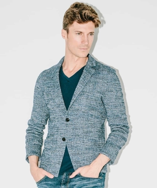 MICHEL KLEIN HOMME (ミッシェルクランオム)の「ジャケット(ツィーディーチェック)(テーラードジャケット・メンズ・ネイビー/グレー/カーキ・46/48/51)」の10枚目の写真