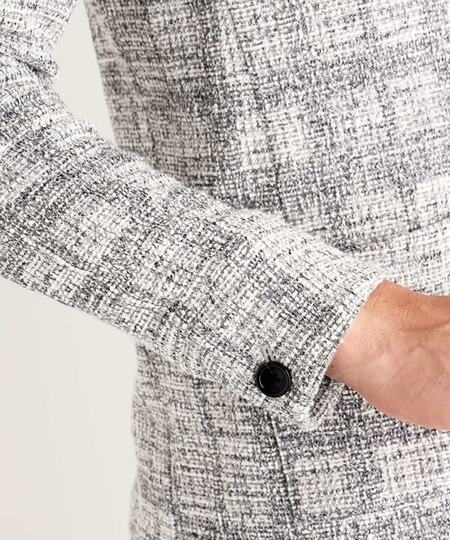 MICHEL KLEIN HOMME (ミッシェルクランオム)の「ジャケット(ツィーディーチェック)(テーラードジャケット・メンズ・ネイビー/グレー/カーキ・46/48/51)」の20枚目の写真