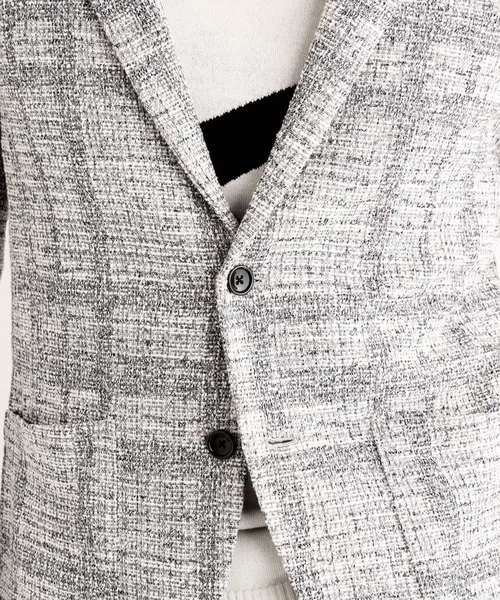 MICHEL KLEIN HOMME (ミッシェルクランオム)の「ジャケット(ツィーディーチェック)(テーラードジャケット・メンズ・ネイビー/グレー/カーキ・46/48/51)」の22枚目の写真