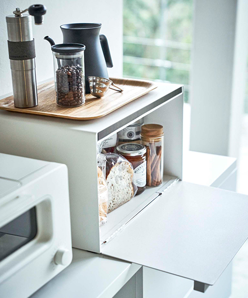 TIMELESS COMFORT（タイムレスコンフォート）の「tower（タワー）ブレッドケース（キッチン収納・レディース・ホワイト/ブラック・ONE SIZE）」の5枚目の写真