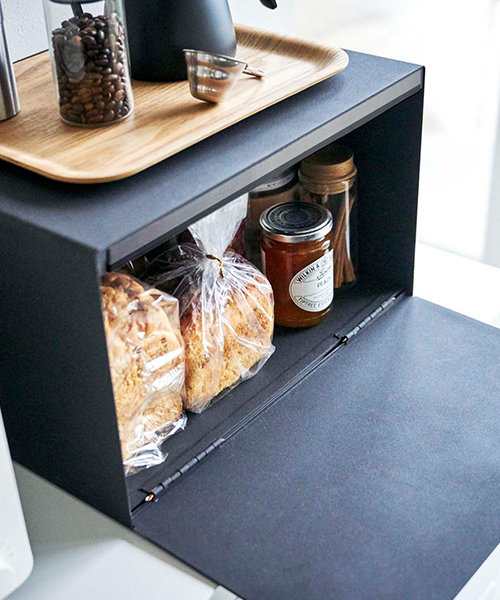 TIMELESS COMFORT（タイムレスコンフォート）の「tower（タワー）ブレッドケース（キッチン収納・レディース・ホワイト/ブラック・ONE SIZE）」の8枚目の写真