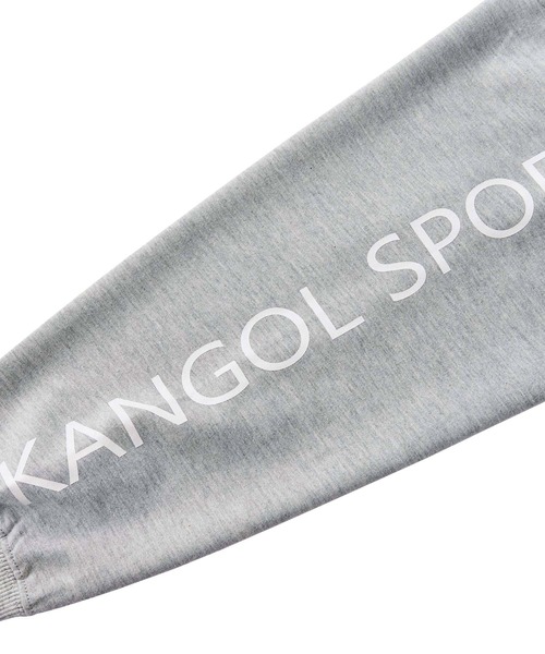 KANGOL SPORT(カンゴールスポーツ)の「KANGOL SPORT 裏毛ジップパーカー(パーカー・レディース・ブラック/杢グレー・MEDIUM/LARGE/X-LARGE)」の8枚目の写真