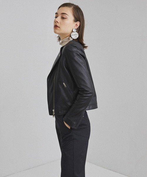 ラムセミダブルライダースジャケット（ライダースジャケット